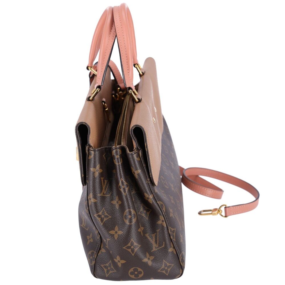 Louis Vuitton Monogram Canvas Venus Satchel Brown Crossbody Tan Pink M53540 - Picture 3 of 12